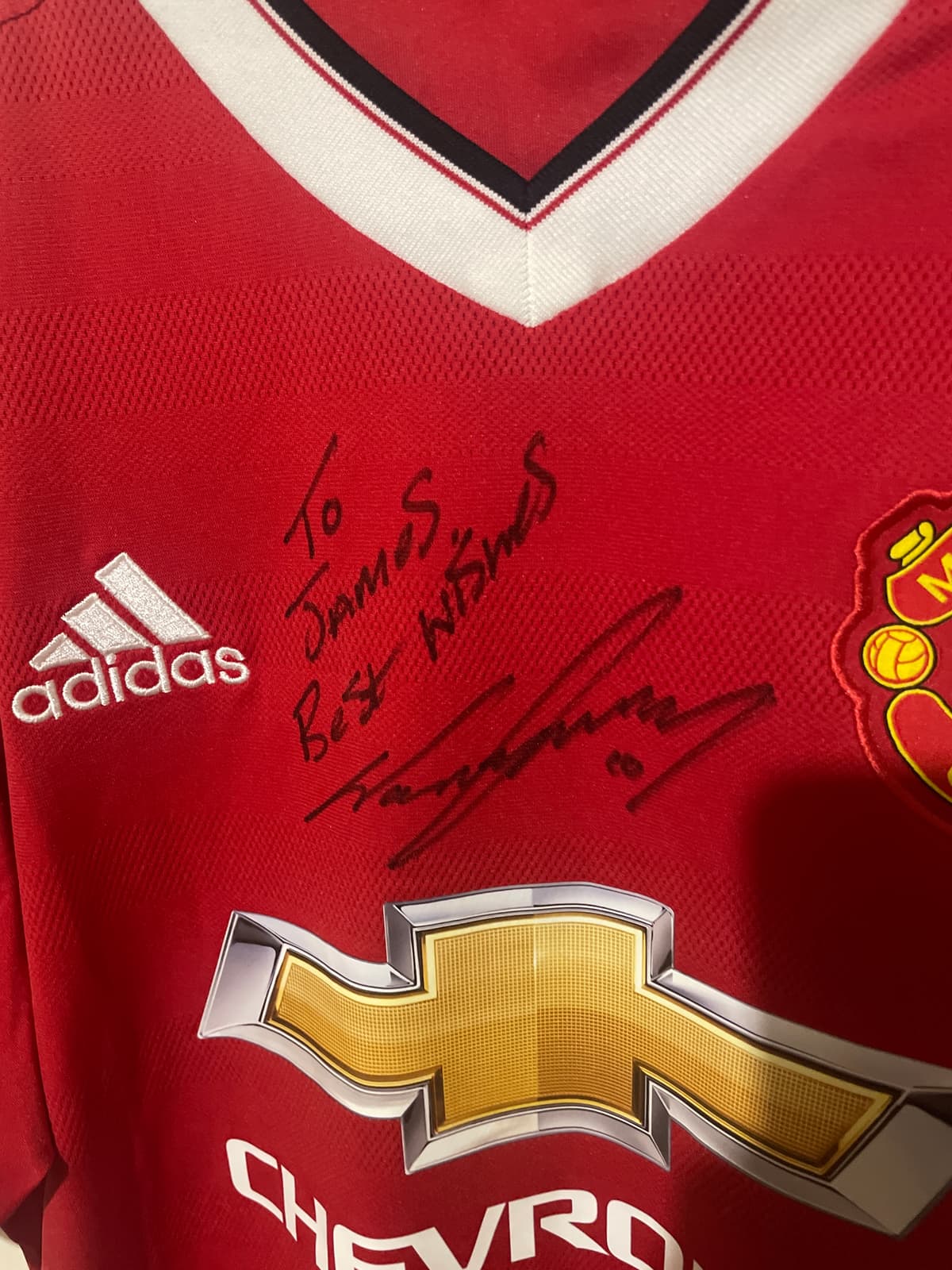 Manchester United 15/16 Home Shirt Signed by Wayne Rooney - Image 2