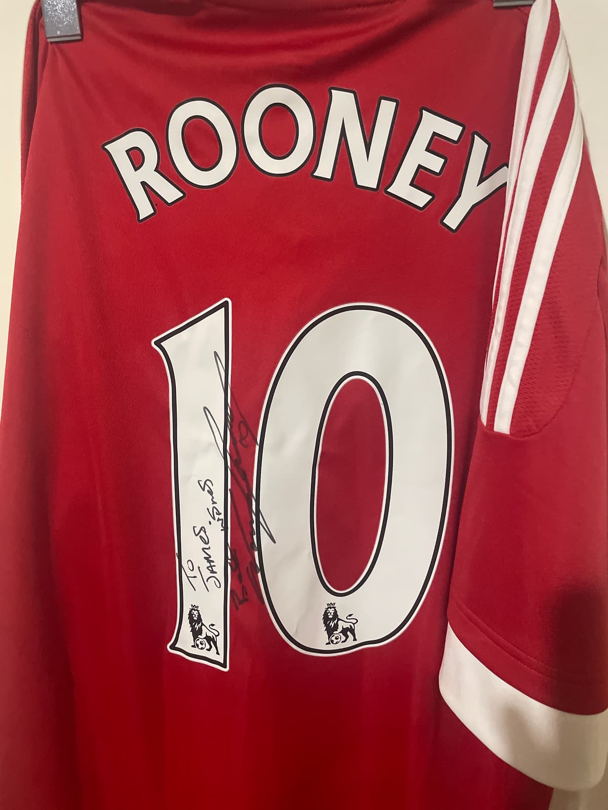 Manchester United 15/16 Home Shirt Signed by Wayne Rooney - Image 3
