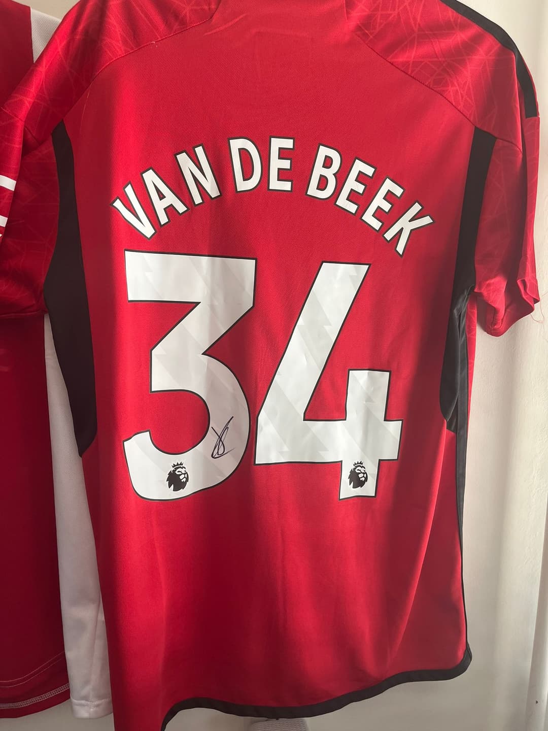 man utd van de beek signed